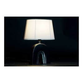 Настолна лампа DKD Home Decor Керамика Черен полиестер (20 x 20 x 31 cm) (2 pcs)