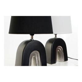 Настолна лампа DKD Home Decor Керамика Черен полиестер (20 x 20 x 31 cm) (2 pcs)