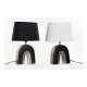 Настолна лампа DKD Home Decor Керамика Черен полиестер (20 x 20 x 31 cm) (2 pcs)