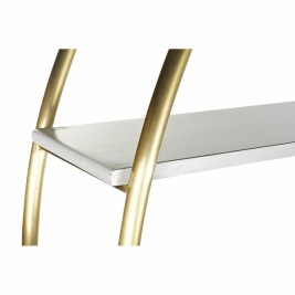 Лавица DKD Home Decor 160 x 35 x 180 cm Златен Метал Бял Топола