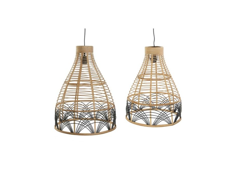 Полилей DKD Home Decor Двуцветен 50 W 45 x 45 x 60 cm