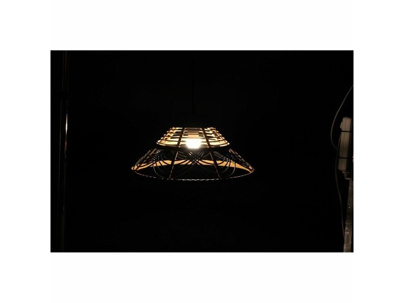 Полилей DKD Home Decor Pатан Двуцветен 50 W (41 x 41 x 21 cm)