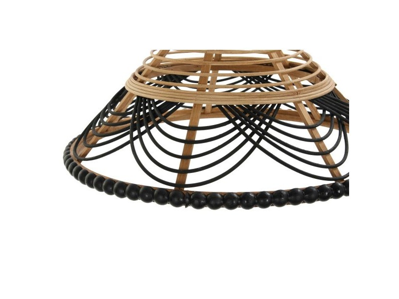 Полилей DKD Home Decor Pатан Двуцветен 50 W (41 x 41 x 21 cm)