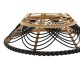 Полилей DKD Home Decor Pатан Двуцветен 50 W (41 x 41 x 21 cm)