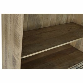 Лавица DKD Home Decor Черен Метал Тъмно сив Дърво манго 100 x 40 x 180 cm