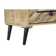 Лавица DKD Home Decor Черен Метал Тъмно сив Дърво манго 100 x 40 x 180 cm