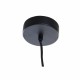 Полилей DKD Home Decor Кафяв Многоцветен Метал плетена ракита 50 W Град 220 V 30 x 30 x 29 cm