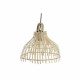 Полилей DKD Home Decor Кафяв Многоцветен Метал плетена ракита 50 W Град 220 V 30 x 30 x 29 cm