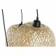 Полилей DKD Home Decor Черен Светло кафяв Метал Бамбук 50 W Тропически 220 V 30 x 30 x 94 cm