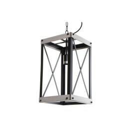 Полилей DKD Home Decor Черен Метал Кафяв 220 V 50 W (25 x 25 x 43 cm)