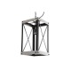 Полилей DKD Home Decor Черен Метал Кафяв 220 V 50 W (25 x 25 x 43 cm)