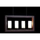 Полилей DKD Home Decor Кафяв Алуминий Кристал (52 x 6 x 26 cm)