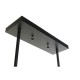 Полилей DKD Home Decor Кафяв Алуминий Кристал (52 x 6 x 26 cm)