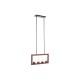 Полилей DKD Home Decor Кафяв Алуминий Кристал (52 x 6 x 26 cm)
