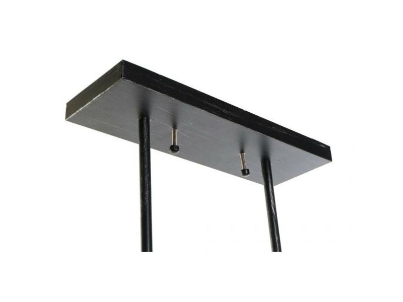 Полилей DKD Home Decor Кристал Черен Кафяв Алуминий (50 x 8 x 21 cm)