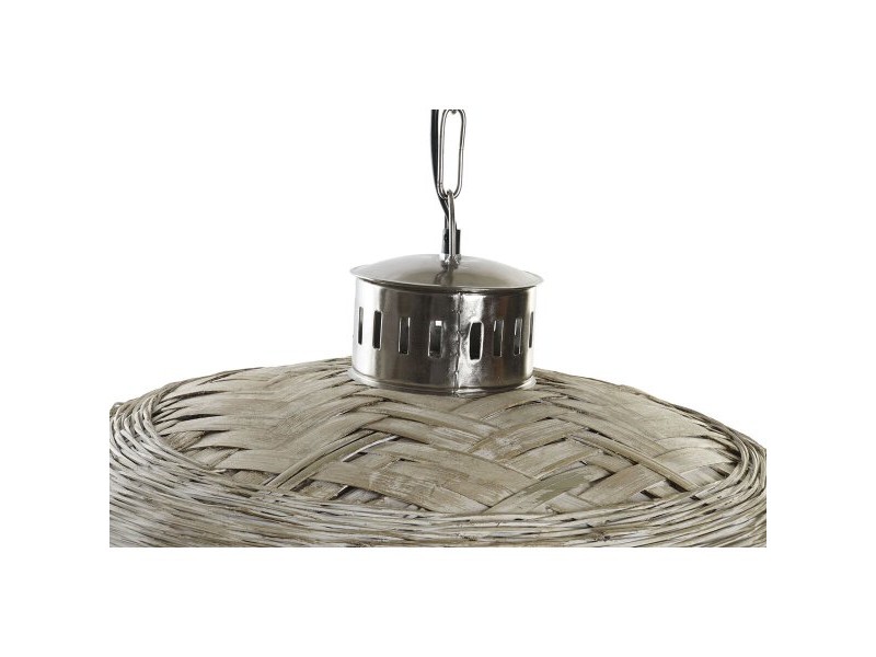 Полилей DKD Home Decor Сребрист Естествен Метал 50 W 80 x 80 x 47 cm