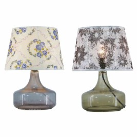 Настолна лампа DKD Home Decor 28 x 28 x 40,5 cm Кристал Многоцветен 220 V 50 W (2 броя)