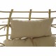 Висящ градински фотьойл DKD Home Decor 90 x 70 x 110 cm 105 x 75 x 226 cm Бежов Метал Кафяв синтетичен ратан