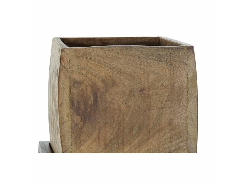 Саксия DKD Home Decor Кафяв Черен Многоцветен Дървен Метал Модерен 40 x 40 x 120 cm 40 x 40 x 138 cm