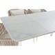 Комплект от маса с стола DKD Home Decor Бежов 78 cm 163 x 95 x 6 cm
