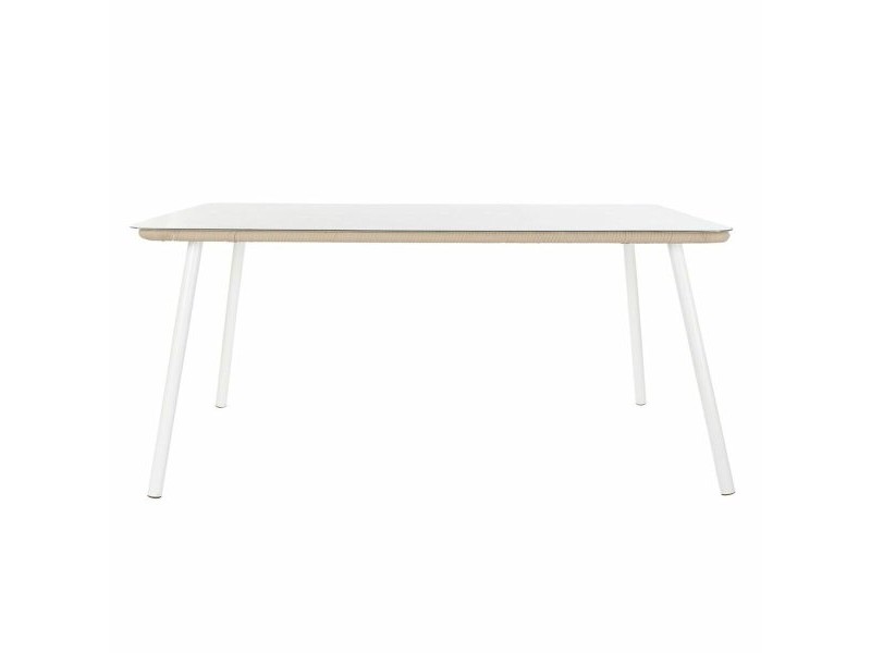 Комплект от маса с стола DKD Home Decor Бежов 78 cm 163 x 95 x 6 cm