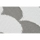 Килим DKD Home Decor Сив Вълни Бял (2 броя) (120 x 180 cm)