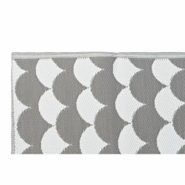 Килим DKD Home Decor Сив Вълни Бял (2 броя) (150 x 210 cm)