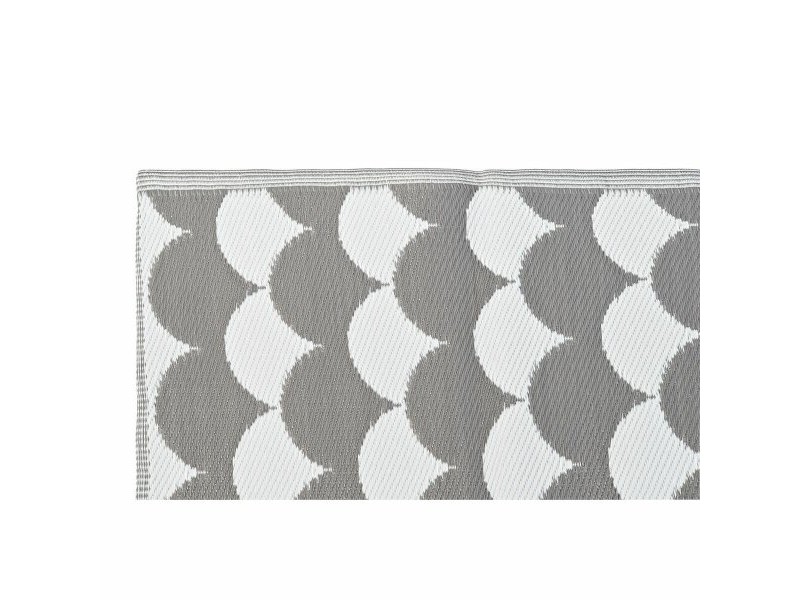 Килим DKD Home Decor Сив Вълни Бял (2 броя) (150 x 210 cm) Килим DKD Home Decor Сив Вълни Бял (2 броя) (150 x 210 cm)