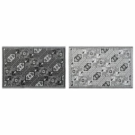Килим DKD Home Decor Бял Черен Етнически (2 броя) (120 x 180 cm)