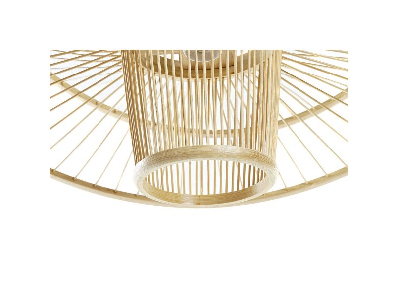 Полилей DKD Home Decor Кафяв Бамбук 50 W 60 x 60 x 28 cm