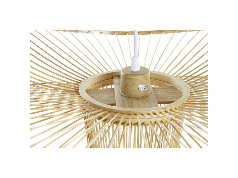 Полилей DKD Home Decor Кафяв Бамбук 50 W 60 x 60 x 28 cm