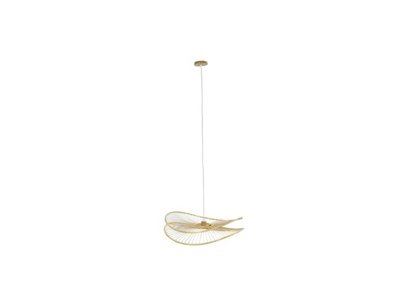 Полилей DKD Home Decor Естествен Бамбук 50 W 70 x 65 x 23 cm