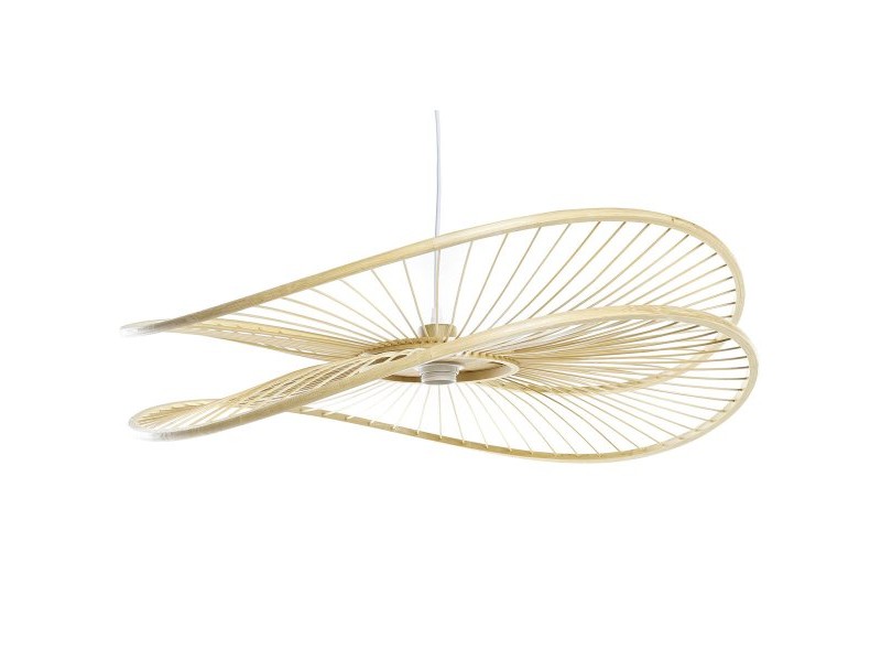Полилей DKD Home Decor Естествен Бамбук 50 W 70 x 65 x 23 cm