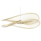 Полилей DKD Home Decor Естествен Бамбук 50 W 70 x 65 x 23 cm
