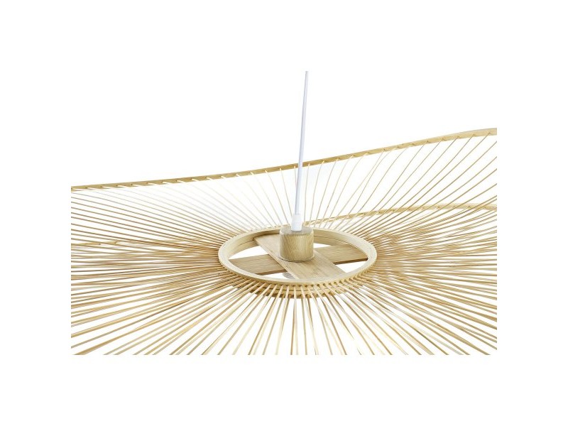 Полилей DKD Home Decor Кафяв Бамбук 50 W 100 x 100 x 25 cm