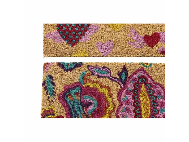 Изтривалка за Врата DKD Home Decor Гума Многоцветен 2 броя Кокосови влакна (60 x 40 x 1,5 cm) Изтривалка за Врата DKD Home Decor Гума Многоцветен 2 броя Кокосови влакна (60 x 40 x 1,5 cm)