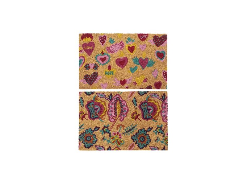 Изтривалка за Врата DKD Home Decor Гума Многоцветен 2 броя Кокосови влакна (60 x 40 x 1,5 cm) Изтривалка за Врата DKD Home Decor Гума Многоцветен 2 броя Кокосови влакна (60 x 40 x 1,5 cm)