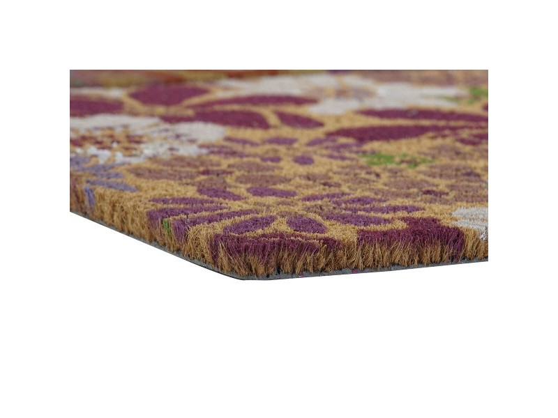 Изтривалка за Врата DKD Home Decor Гума Многоцветен 2 броя Кокосови влакна (60 x 40 x 1,5 cm)
