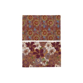 Изтривалка за Врата DKD Home Decor Гума Многоцветен 2 броя Кокосови влакна (60 x 40 x 1,5 cm)