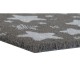 Изтривалка за Врата DKD Home Decor Сив Гума Звезди Бял Зелен 2 броя Кокосови влакна (60 x 40 x 1,5 cm)