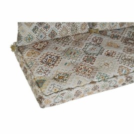 Двуместно канапе DKD Home Decor Жълт Кафяв Бежов 145 x 76 x 13 cm