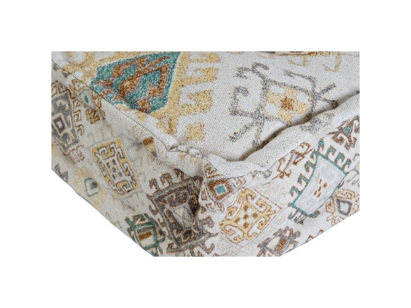 Двуместно канапе DKD Home Decor Жълт Кафяв Бежов 145 x 76 x 13 cm