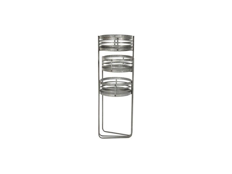 Саксия DKD Home Decor 3 в 1 Сив Метал Желязо Loft (47 x 35 x 72 cm) Саксия DKD Home Decor 3 в 1 Сив Метал Желязо Loft (47 x 35 x 72 cm)