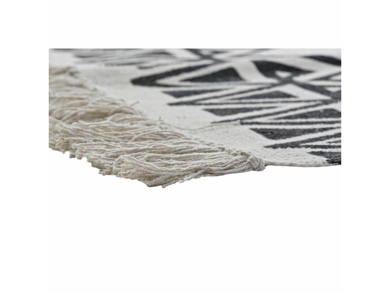 Килим DKD Home Decor Черен Бял Ikat (120 x 180 x 0,7 cm)