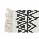 Килим DKD Home Decor 160 x 250 x 0,7 cm Черен полиестер Памук Бял Ikat Boho
