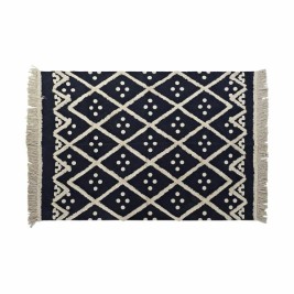 Килим DKD Home Decor Бежов Морско син 120 x 180 x 0,7 cm