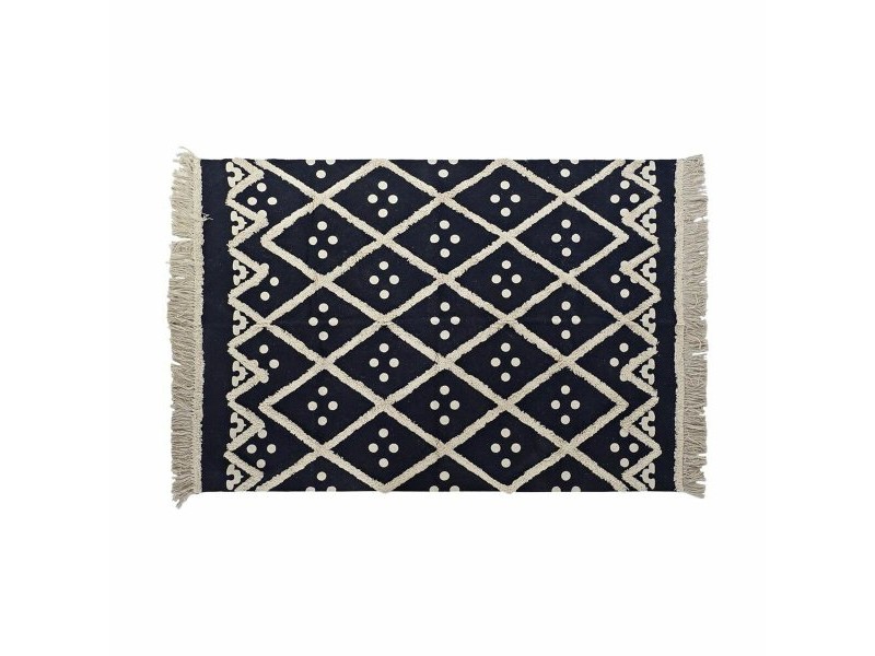Килим DKD Home Decor Бежов Морско син 120 x 180 x 0,7 cm