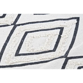 Килим DKD Home Decor Черен Бял (120 x 190 x 0,7 cm)