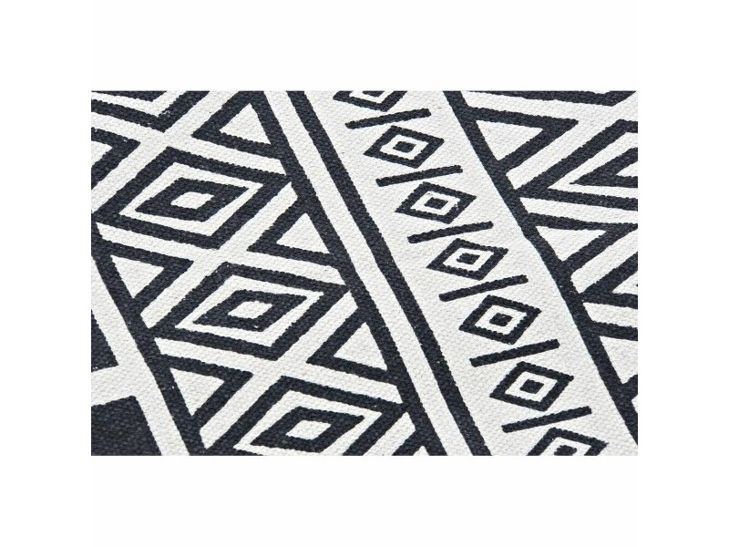 Килим DKD Home Decor Черен Бял (120 x 180 x 0,7 cm) Килим DKD Home Decor Черен Бял (120 x 180 x 0,7 cm)