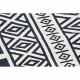 Килим DKD Home Decor Черен Бял (120 x 180 x 0,7 cm) Килим DKD Home Decor Черен Бял (120 x 180 x 0,7 cm)